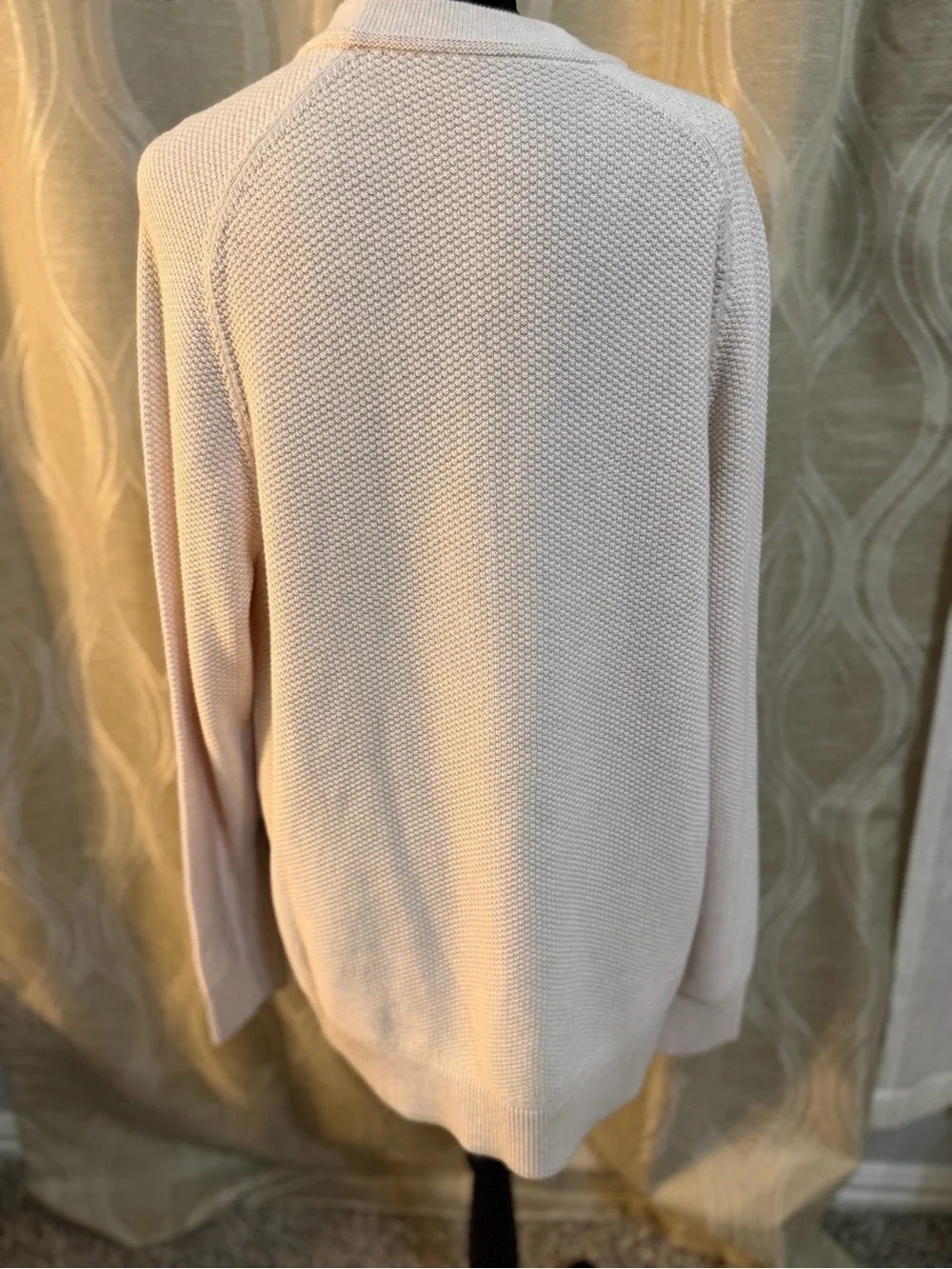 LULULEMON Men’s  Lightweight Textured Crewneck Sweater - Cream